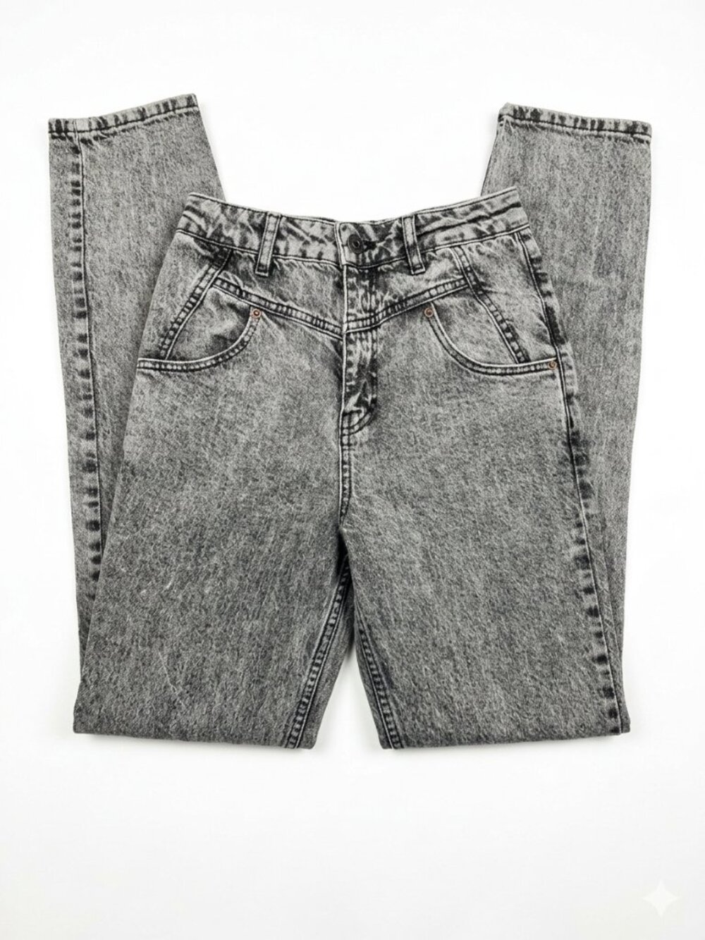 BDG Urban Outfitters Gray Acid-Wash Mom Jeans W26/L30